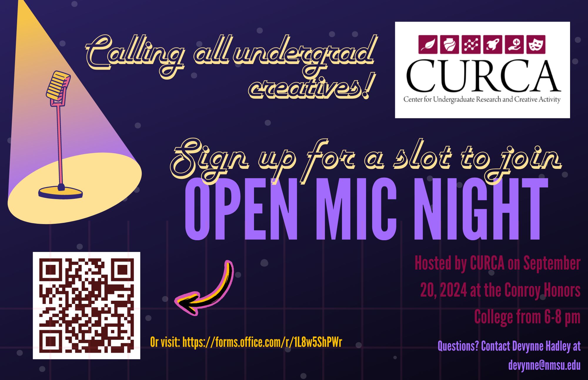 CURCA open mic