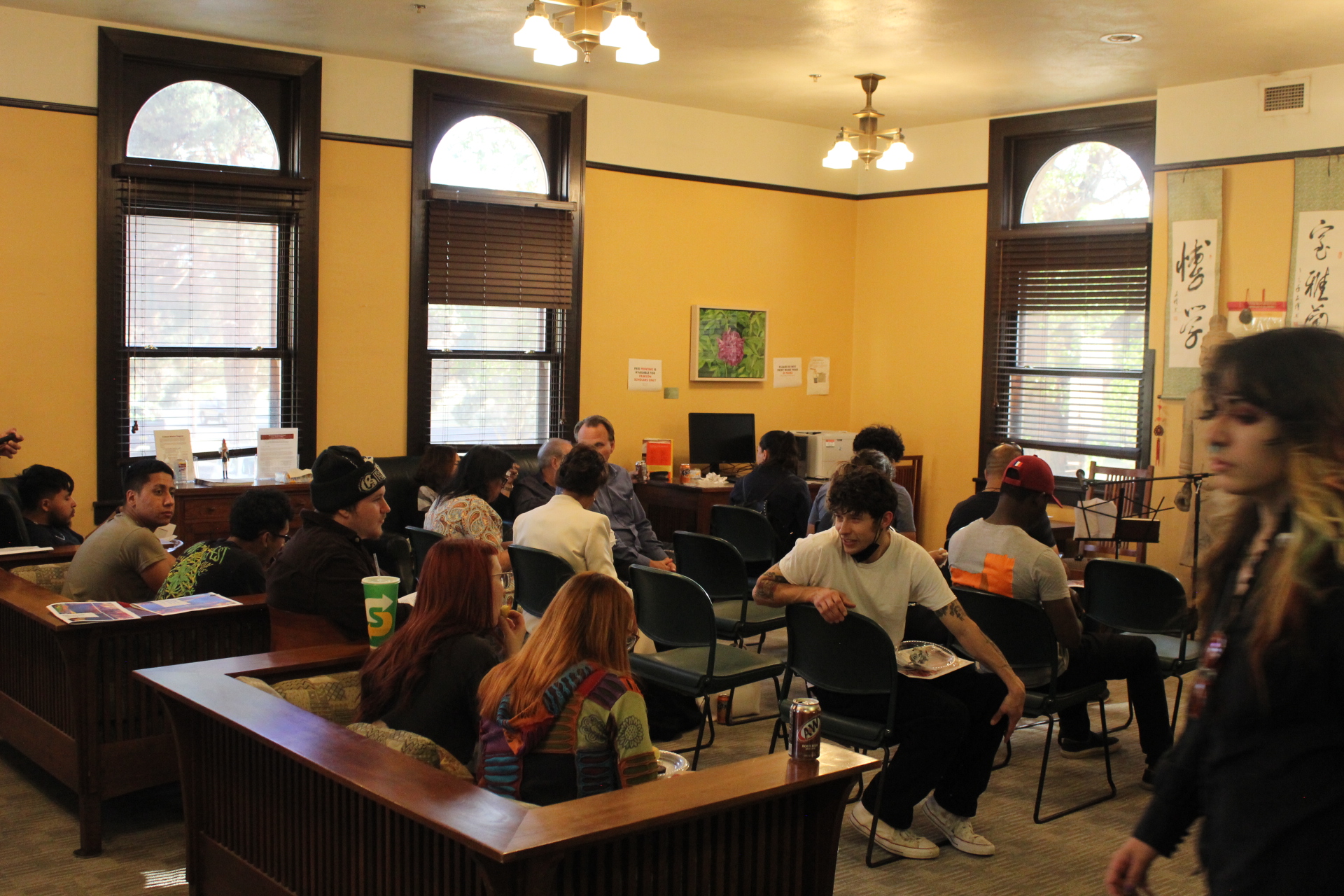 Public of the Honors Art Exhibit