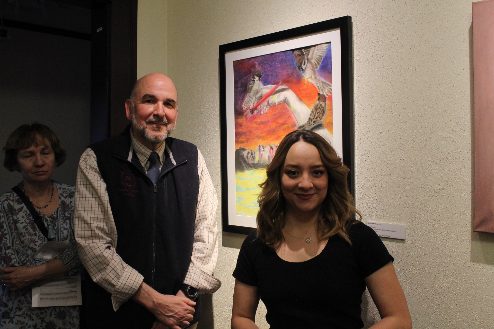 Dean Camarena with students 