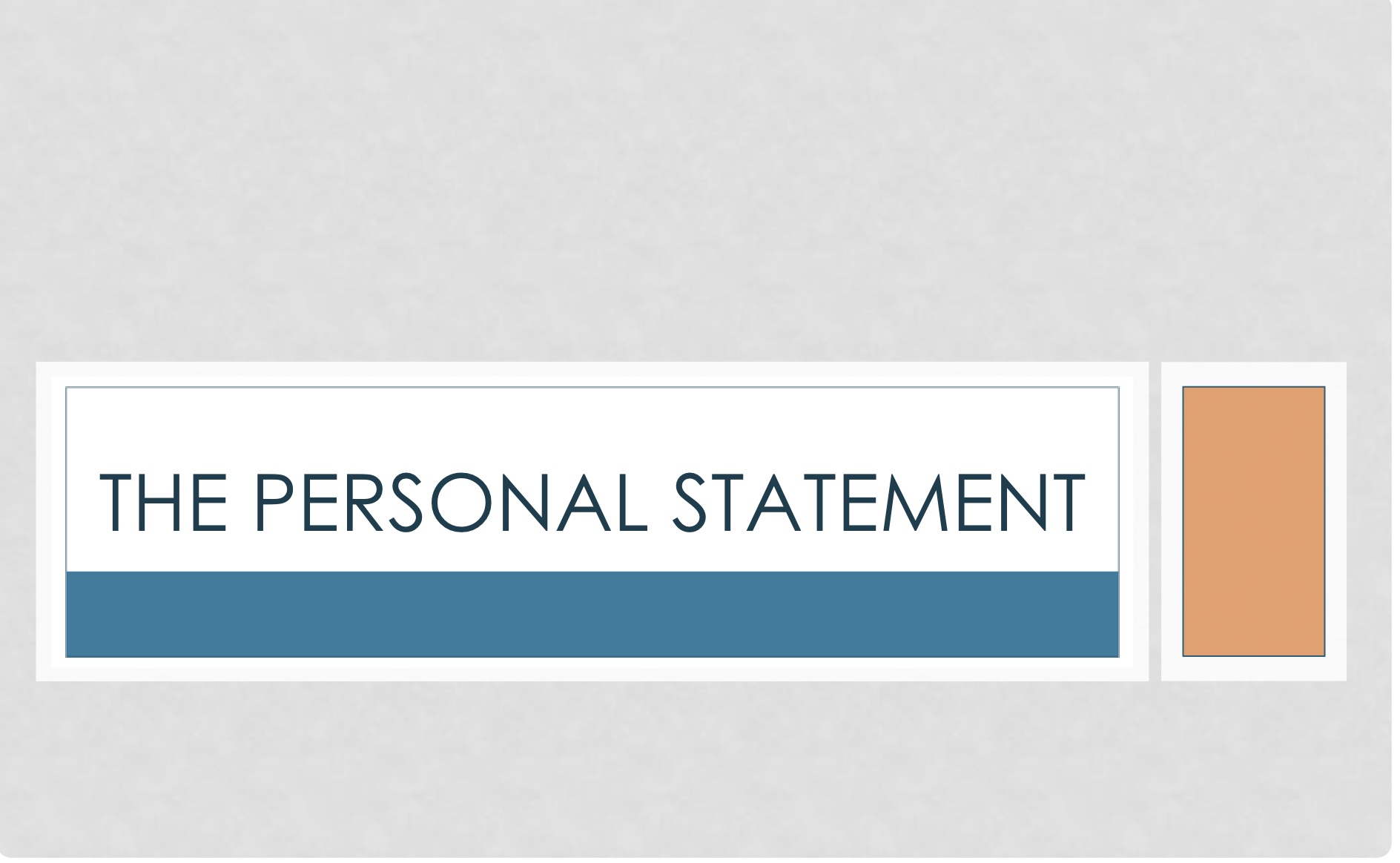 Click for powerpoint on how to write personal statements for REUs